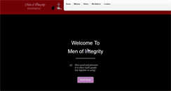 Desktop Screenshot of menofintegrity.com