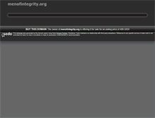 Tablet Screenshot of menofintegrity.org